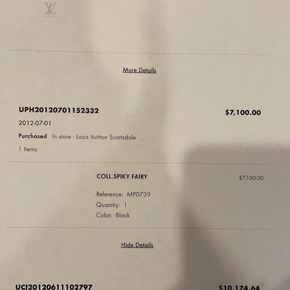 LOUIS VUITTON Spikey Fairy Collar. - Picture 15 of 15